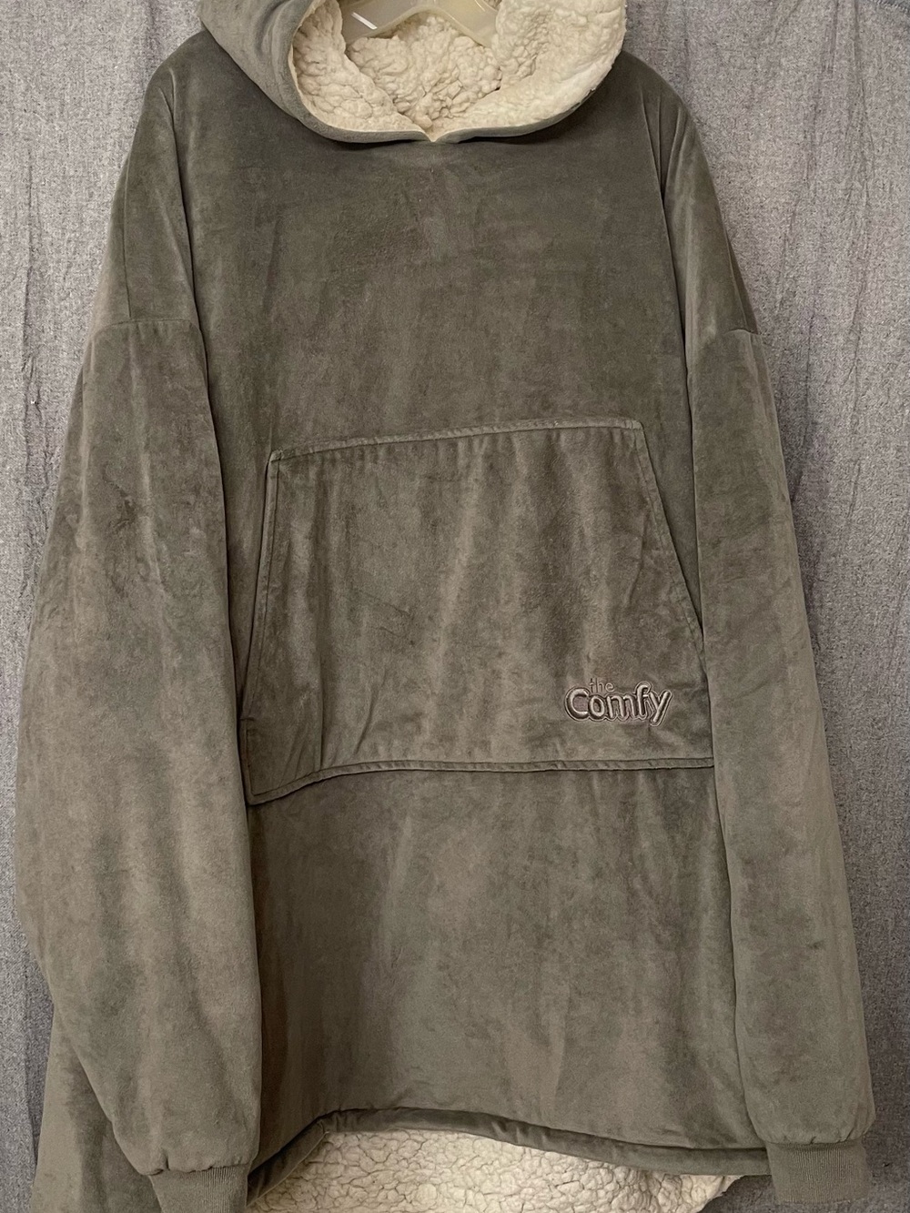 The Comfy Sherpa Pullover - Gray